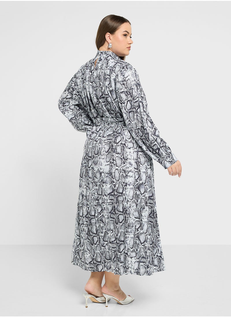 Ella Plus فستان مطبوع  - Image 2