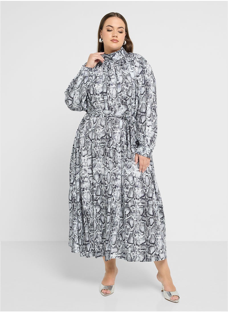 Ella Plus فستان مطبوع  - Image 4