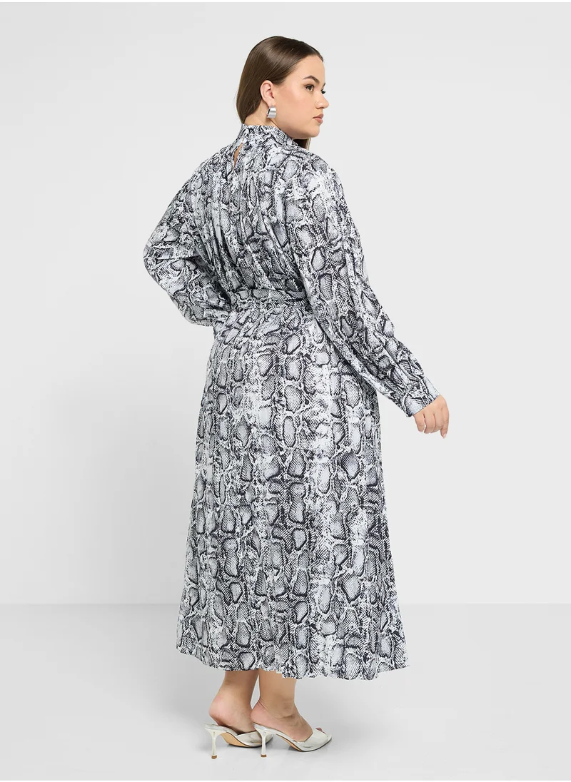 Ella Plus Printed Dress