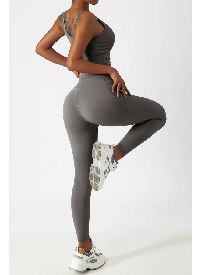 كون.يوغا Womens U Back Sports Bra - Padded Low Impact Workout Yoga Bra with Removable Built in Bra