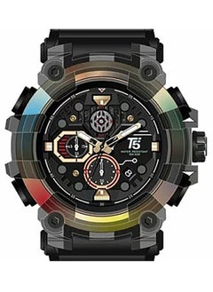 T5 T5 Mens Chronograph Silicone Strap Watch H4011G-J  - Image 2