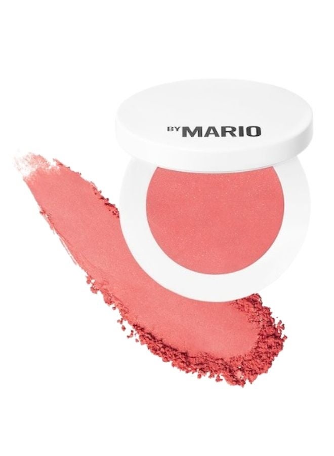 MAKEUP BY MARIO Soft Pop Powder Blush 4.4g – Shade Creamy Peach - Soft Muted Peach, Buildable, Silky-Smooth, Natural Flush Finish - Image 1