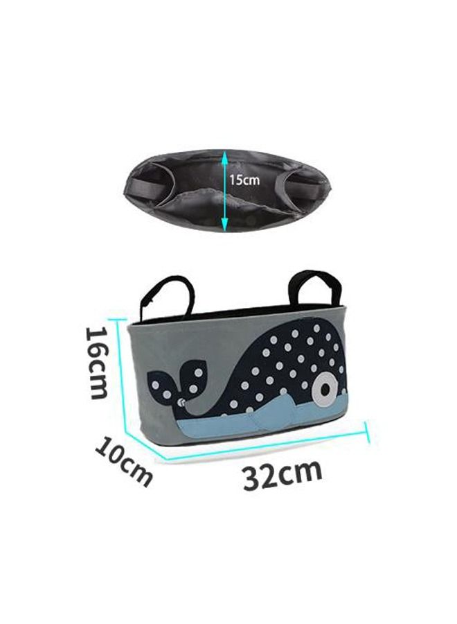 Baby Stroller Storage Bag Accessories Diapers Organizer Whale - Image 5