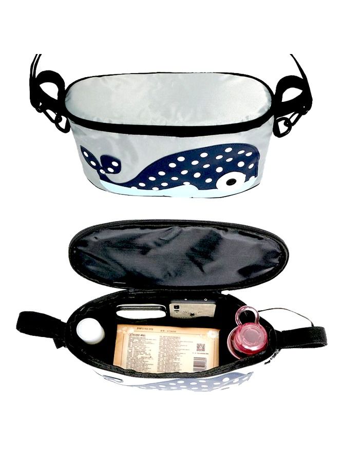 Baby Stroller Storage Bag Accessories Diapers Organizer Whale - Image 2