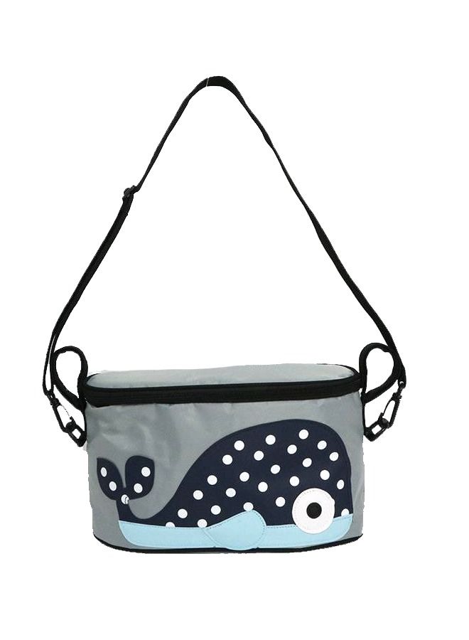 Baby Stroller Storage Bag Accessories Diapers Organizer Whale - Image 1