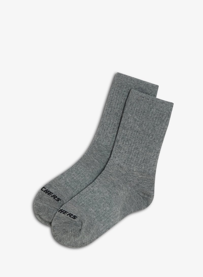 SKECHERS 3 Pack Non-Terry Crew Socks - Image 2
