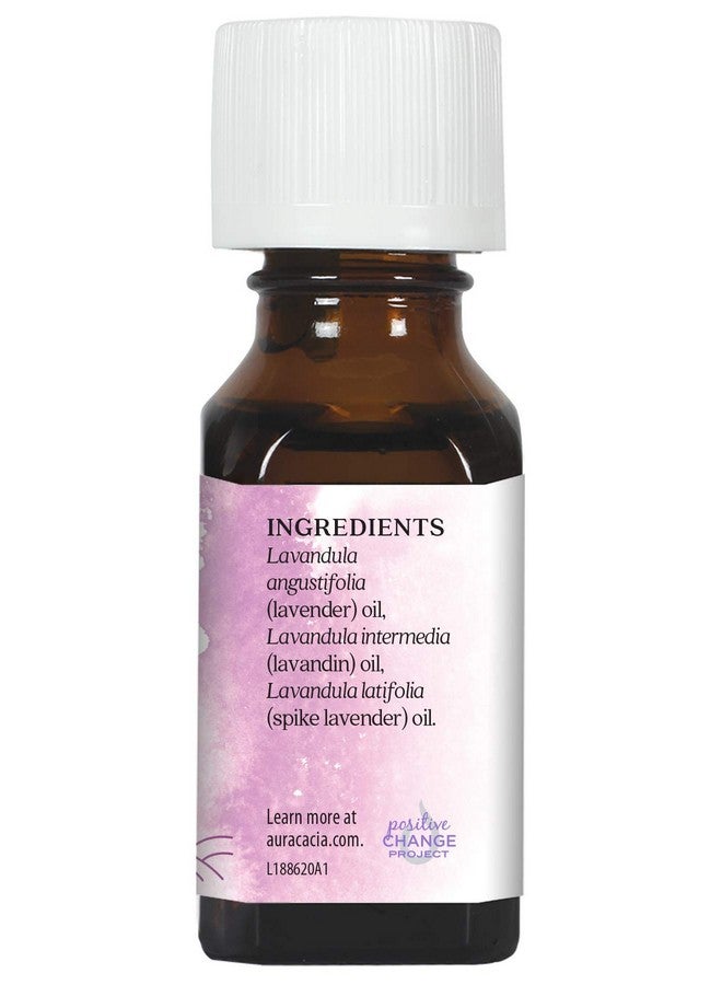 Aura Cacia Lavender Harvest Pure Essential Oil Blend 0.5 Fl. Oz. - Image 2