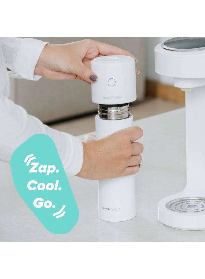 Nuby Rapid Sterilise, Portable Baby Feeding Steriliser for Bottles, Teats and Accessories, Fast Sterilisation System, White - Image 3