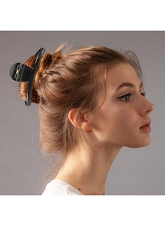 FOMIYES Hair Claw Clips: Large 3.93inch No Slip Matte Clip for Women - 4Pcs Black Hair Clip for Thin Fine Thick Hair  - Image 2