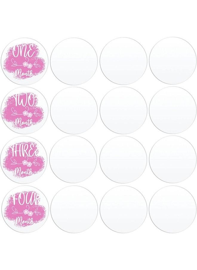 Lamsit Ibdaa - LAMSIT IBDAA Acrylic Circles 3mm Thick 16-Pack (4 Inch, Clear) - Image 1