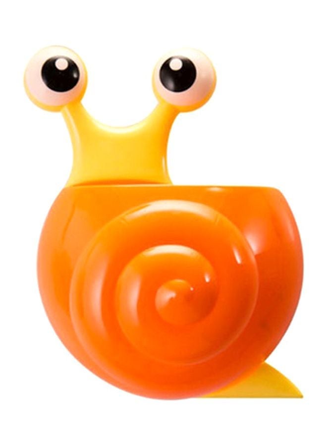 NIBEMINENT Snail Toothbrush Holder Orange/Yellow/Black 16x12x5cm - Image 1