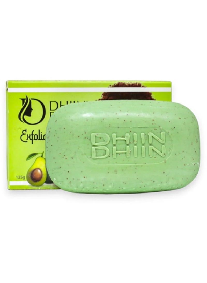 Dhin Dhin Avocado Exfoliating Lightening Soap 125gm