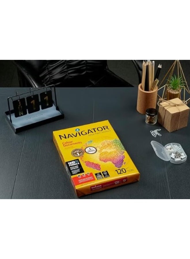NAVIGATOR Nuco Colour Documents - A4 Colour Printer Paper, White, 120GSM, 250 Sheets - Image 2