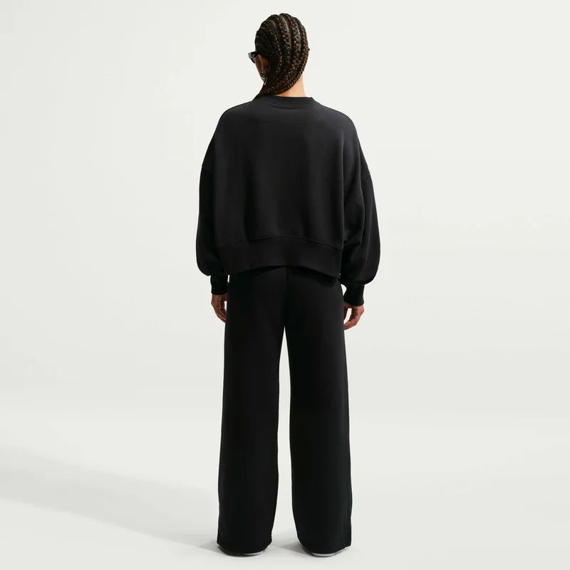 Nike Black Women's Sportswear Phoenix Fleece Sweatshirt for Women | Best Price UAE
