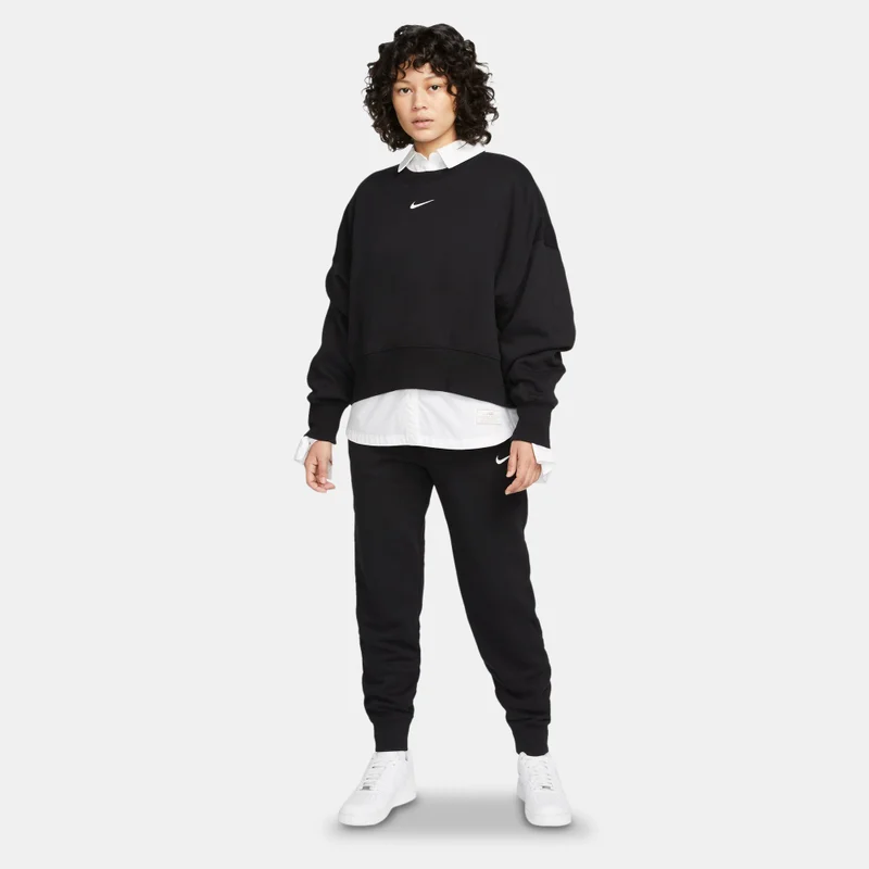 Nike Black Women's Sportswear Phoenix Fleece Sweatshirt for Women | Best Price UAE