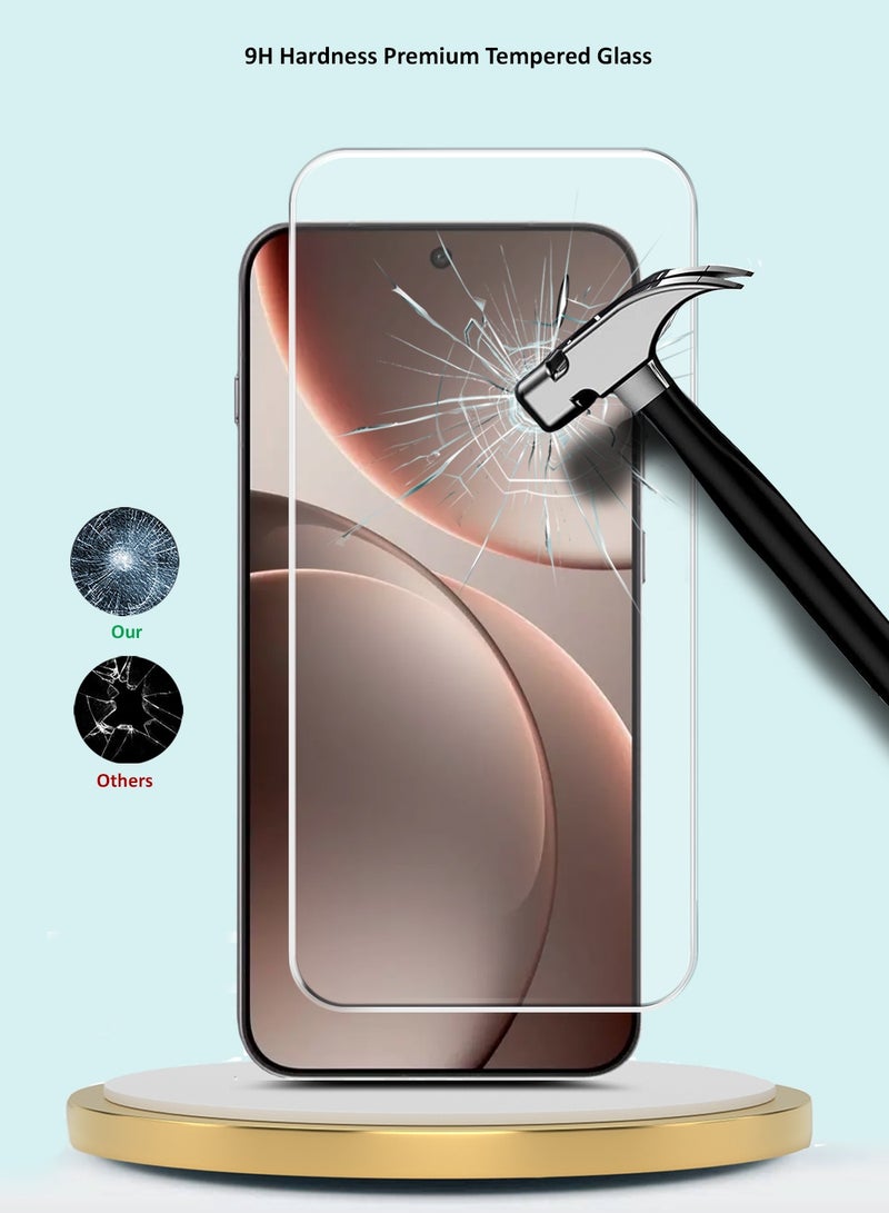 GMAX Oppo Find X9 Pro 5G 2025 GMAX Premium Series Curved Edges 9H 2.5D Tempered Glass Screen Protector - Clear - Image 3