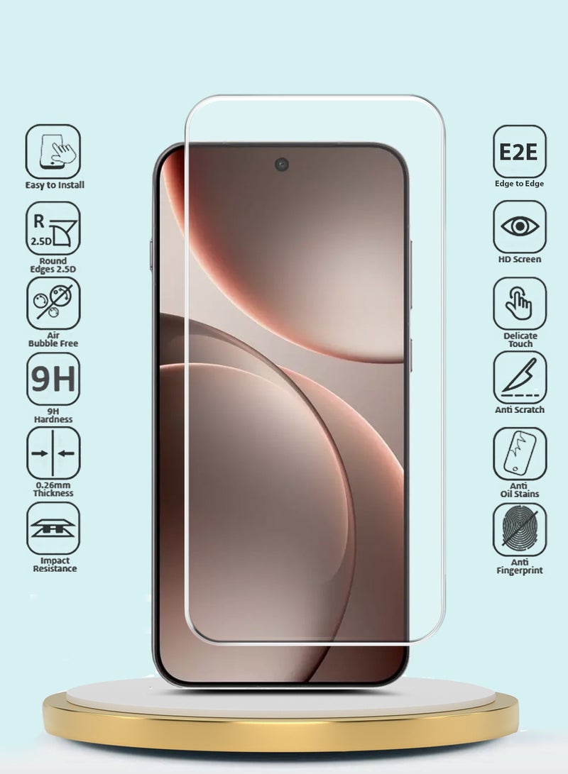 GMAX Oppo Find X9 Pro 5G 2025 GMAX Premium Series Curved Edges 9H 2.5D Tempered Glass Screen Protector - Clear - Image 2