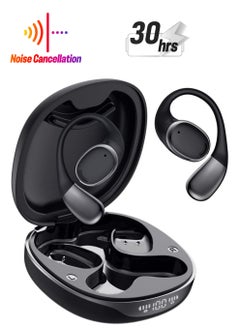 General Open Headphones Bluetooth Headphones with Earhook Air Conduction Wireless Earbuds, Feathered, Large Drivers Enhanced Bass, Clear Calls, 30 Hour Playback Time, Bluetooth 5.4, For Fitness Exercise  - Image 1