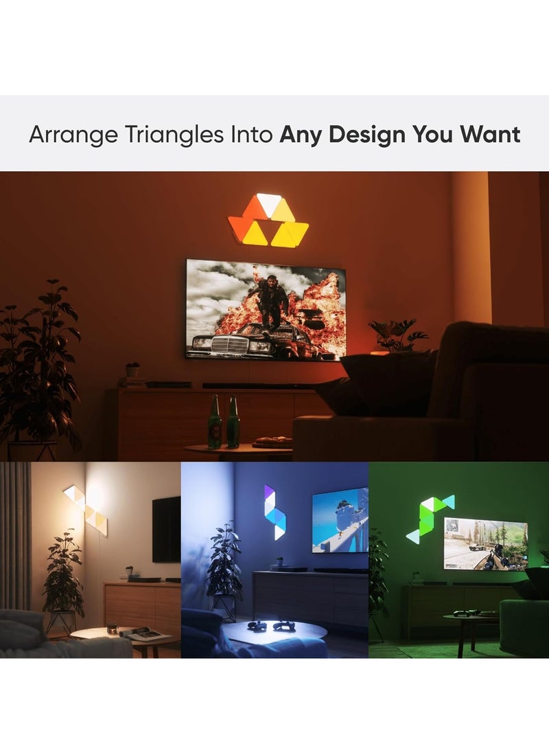 نانوليف Nanoleaf Shapes Triangles Starter Kit (9 Panels) - NL47-0002TW-9PK | Nanoleaf  - Image 2