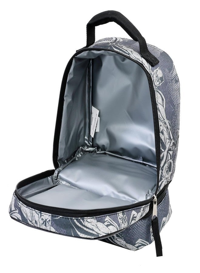 Batman Lunch Box Set - Bundle of Batman Dual Compartment Drop Bottom Lunch Bag for Boys, Girls, and Toddlers | Superhero School Supplies for Kids - Image 4