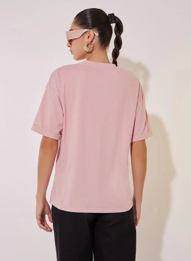 Take Two Graphic Printed Short Sleeve T-Shirt