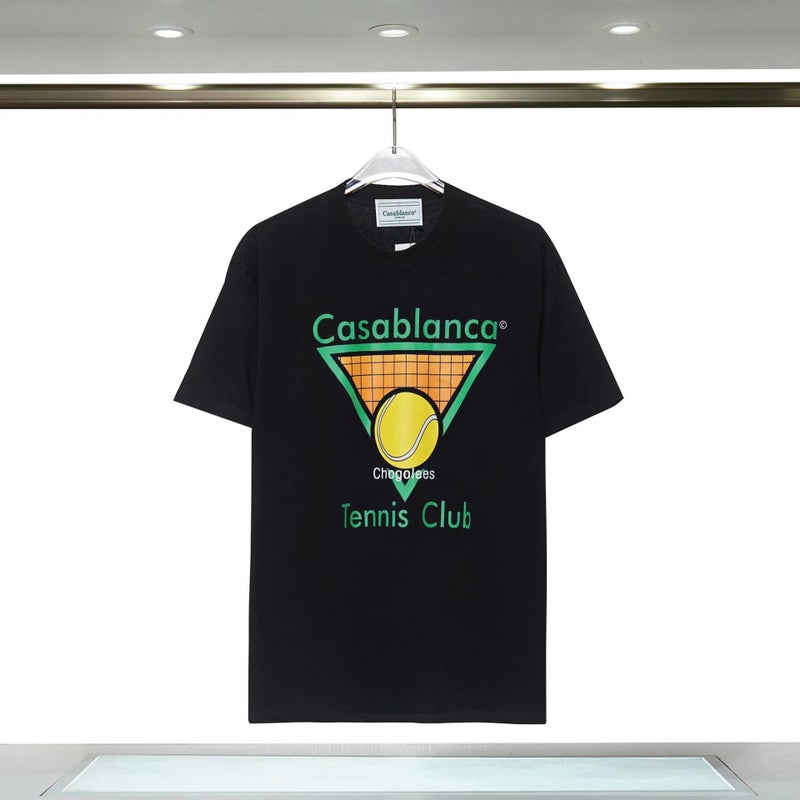 Casablanca Cotton Letter Print Tee Unisex 16 (digital printing)