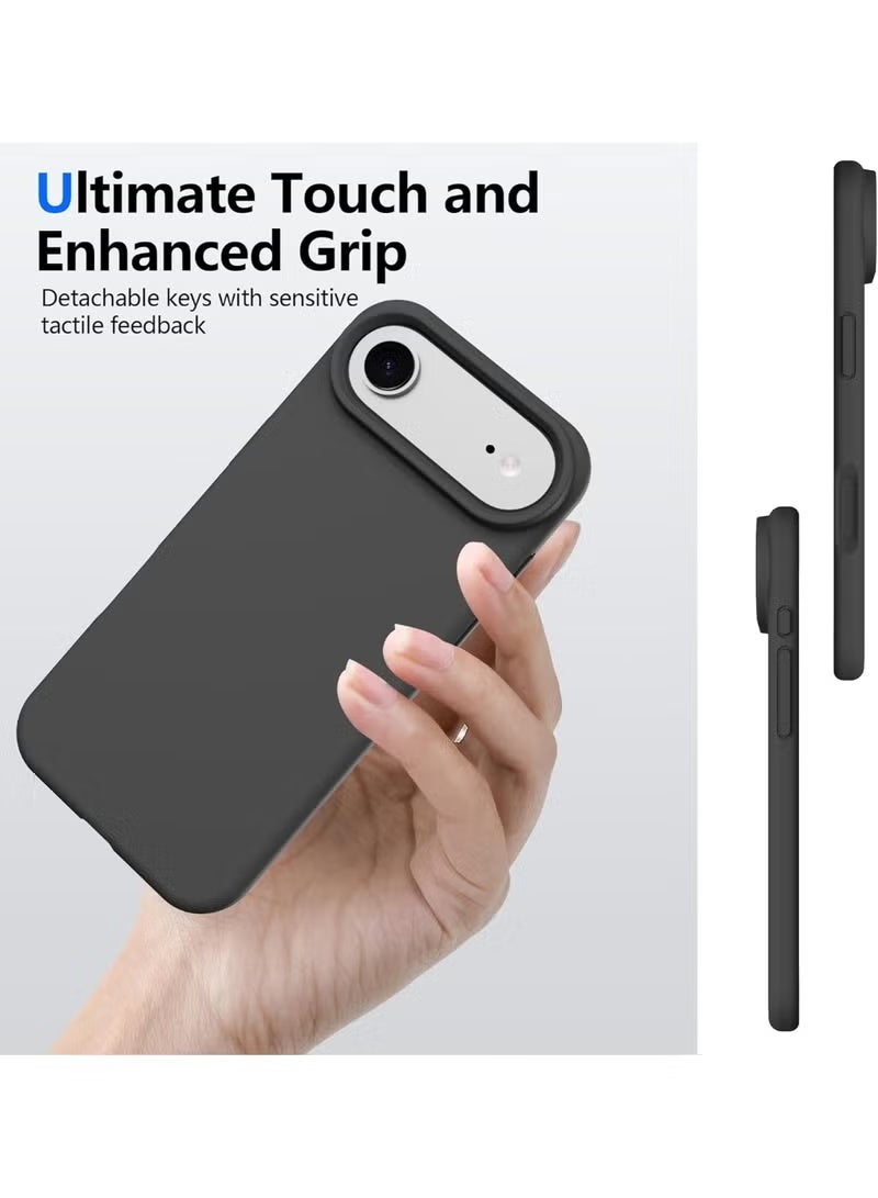 JAJEEK iPhone 17 Air Smooth Liquid Silicone Soft Cover with Microfiber Lining – Shockproof Protective Phone Case for iPhone 17 Air 6.5-Inch – Anti-Scratch & Anti-Fingerprint Back Cover – Slim Fit with Precise Cutouts & Wireless Charging Compatible - Image 4