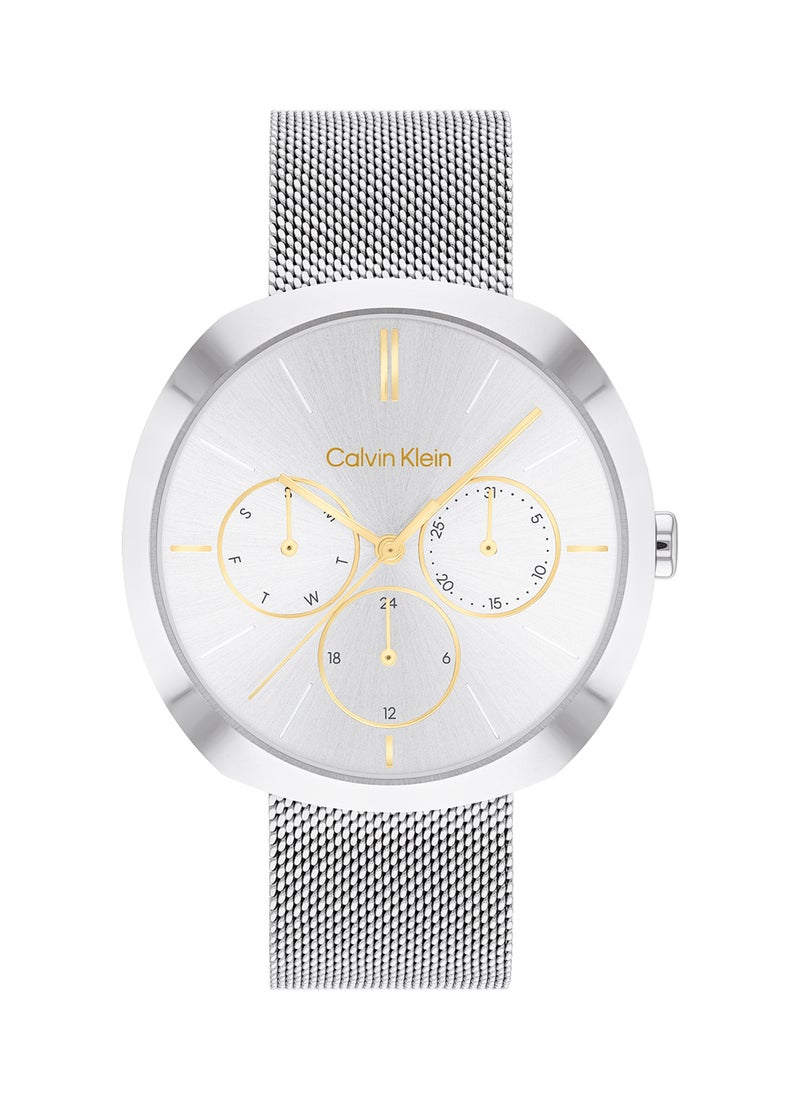 CALVIN KLEIN Women's Analog Round Shape Stainless Steel Wrist Watch 25200338 - 38.5 Mm  - Image 2