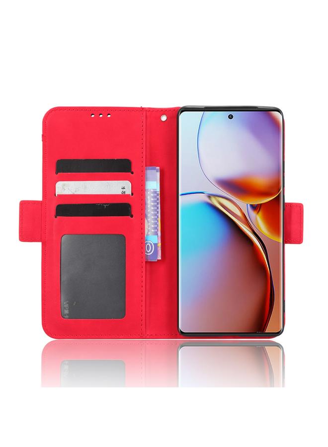 اس-توب جراب لهاتف Motorola Moto X40 Pro مصنوع من الجلد وملمس جلد العجل وفتحات للبطاقات - Image 5