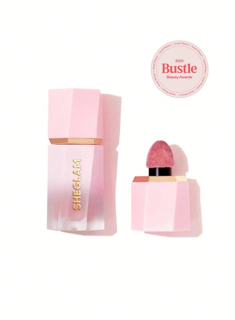 SHEGLAM Color Bloom Liquid Blush Matte Finish-Love Cake  Gel Cream Blush  Long Lasting Non-Fading Highly Pigmented Lightweight Long Wear Smooth Blusher Love Cake - Image 1