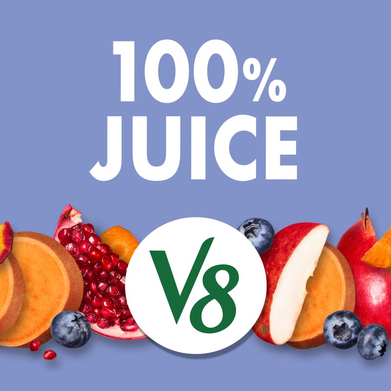 V8 Blissfully Berry 100% Fruit and Vegetable Juice, 8 fl oz Can (6 Pack) - Image 2
