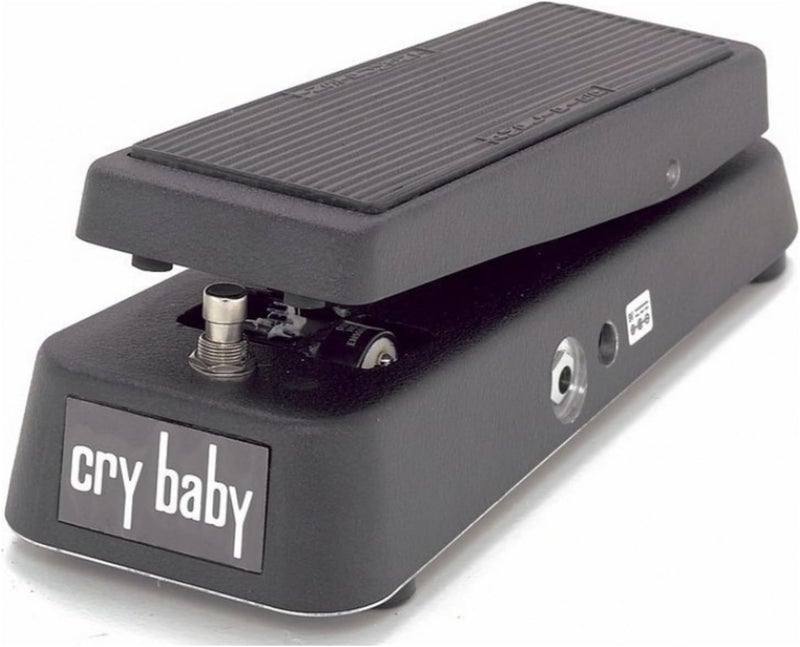 MXR Dunlop Crybaby GCB-95 Classic Wah Pedal Bundle with 2 Patch Cables and 6 Assorted Dunlop Picks - Image 3