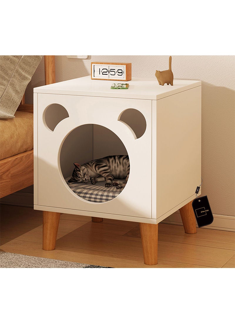 Sharpdo European-style Light Luxury Bedside Table With Drawers 40*40*50cm