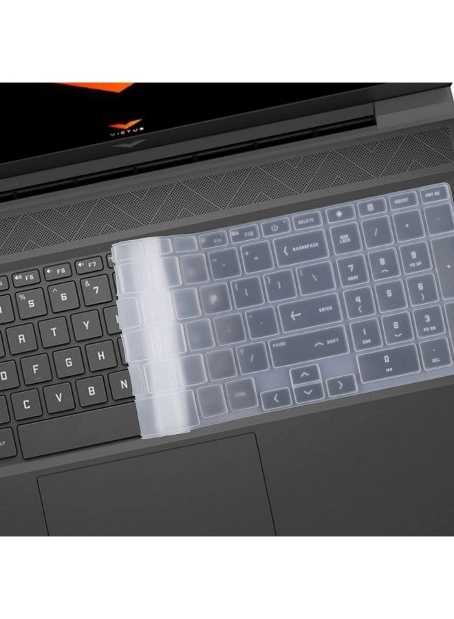 OJOS Keyboard Cover for HP Victus 15.6" 16" Gaming Laptop 15-fa1093dx 15-fa0031dx 15-fa1062nr 15-fa0032dx 15-fb1013dx 15-fb0028nr 15-fb0103la fb0121nr fb0109la 16-s0077nr 16-d0515la 16-r0032ns, Clear - Image 5