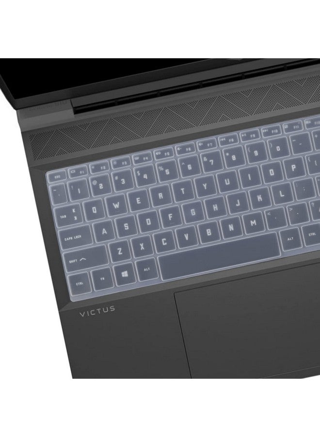 OJOS Keyboard Cover for HP Victus 15.6" 16" Gaming Laptop 15-fa1093dx 15-fa0031dx 15-fa1062nr 15-fa0032dx 15-fb1013dx 15-fb0028nr 15-fb0103la fb0121nr fb0109la 16-s0077nr 16-d0515la 16-r0032ns, Clear - Image 2
