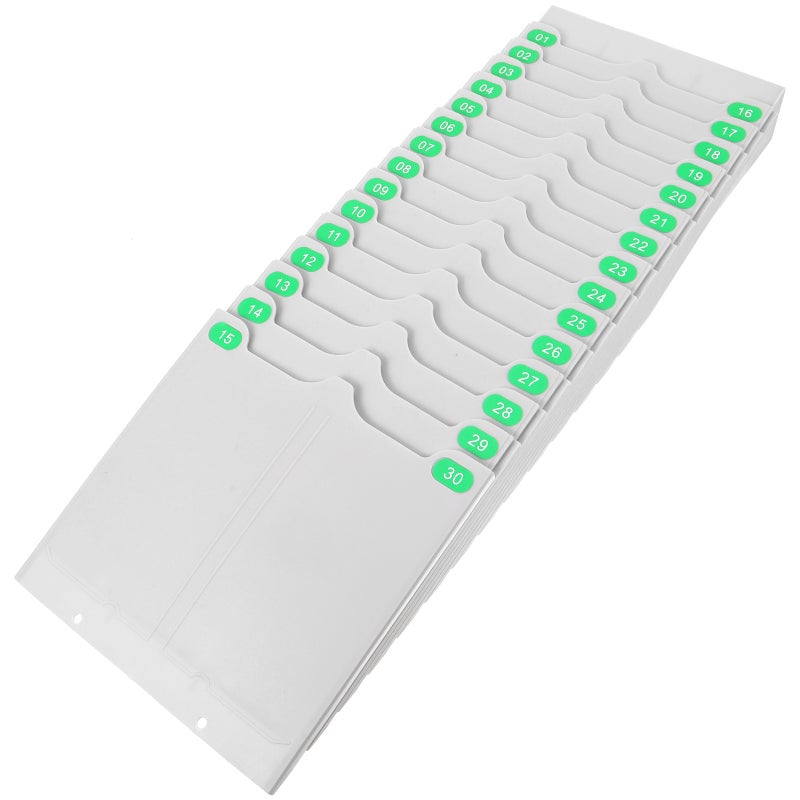 1 Set Expanding Time Cards Rack Attendance Cards Rack Flexible Cards Storage Shelf Time Cards Holder - Image 5