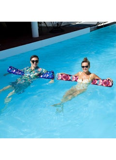 FindUWill FindUWill Inflatable Swim Pool Noodles, 2 Pack Soft Fabric Covered Large Noodles, Premium Buoyancy for Swimming Floating, Pool Floats Toys for Adults Pool Accessories  - Image 2
