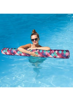 FindUWill FindUWill Inflatable Swim Pool Noodles, 2 Pack Soft Fabric Covered Large Noodles, Premium Buoyancy for Swimming Floating, Pool Floats Toys for Adults Pool Accessories  - Image 3