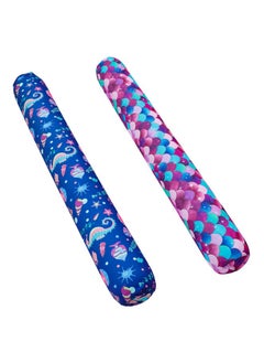 FindUWill FindUWill Inflatable Swim Pool Noodles, 2 Pack Soft Fabric Covered Large Noodles, Premium Buoyancy for Swimming Floating, Pool Floats Toys for Adults Pool Accessories  - Image 1