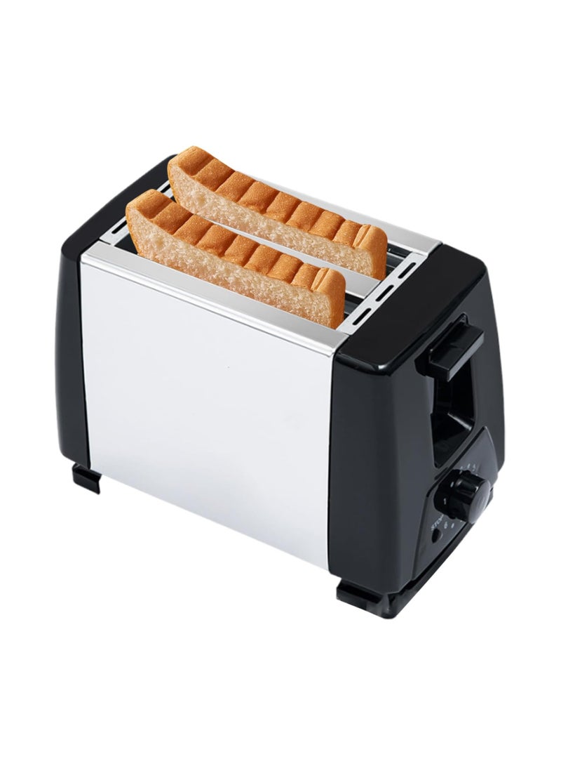 2 Slice Bread Toaster For Office Home Kitchen Supplies And Bread Breakfast Machine Bread Toaster EU Plug 220-240V Slim Body Design  - Image 1