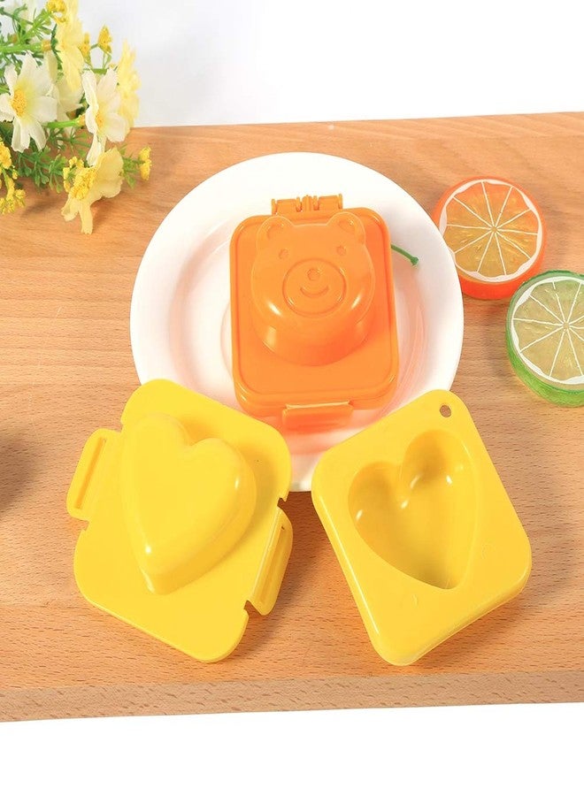 Gavigain Boiled Egg Mold, 6PCS Cartoon Cute Boil Egg Mold/Fish Car Heart Shape Egg Sushi Rice Mold Mould/Decorating Fondant Cake Tool, Rice Mold Kids Hard Boiled Egg Shaper - Image 4
