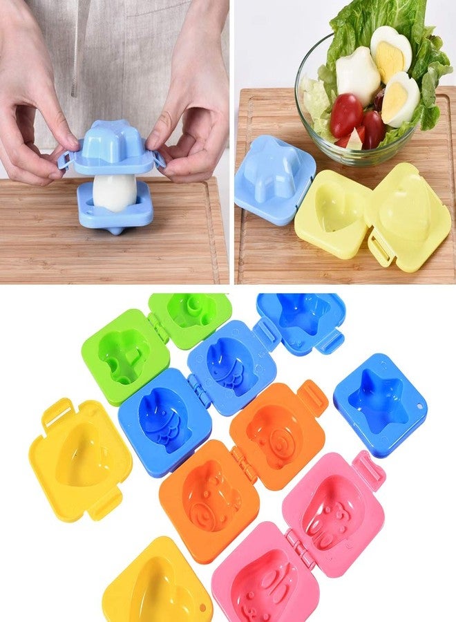 Gavigain Boiled Egg Mold, 6PCS Cartoon Cute Boil Egg Mold/Fish Car Heart Shape Egg Sushi Rice Mold Mould/Decorating Fondant Cake Tool, Rice Mold Kids Hard Boiled Egg Shaper - Image 5