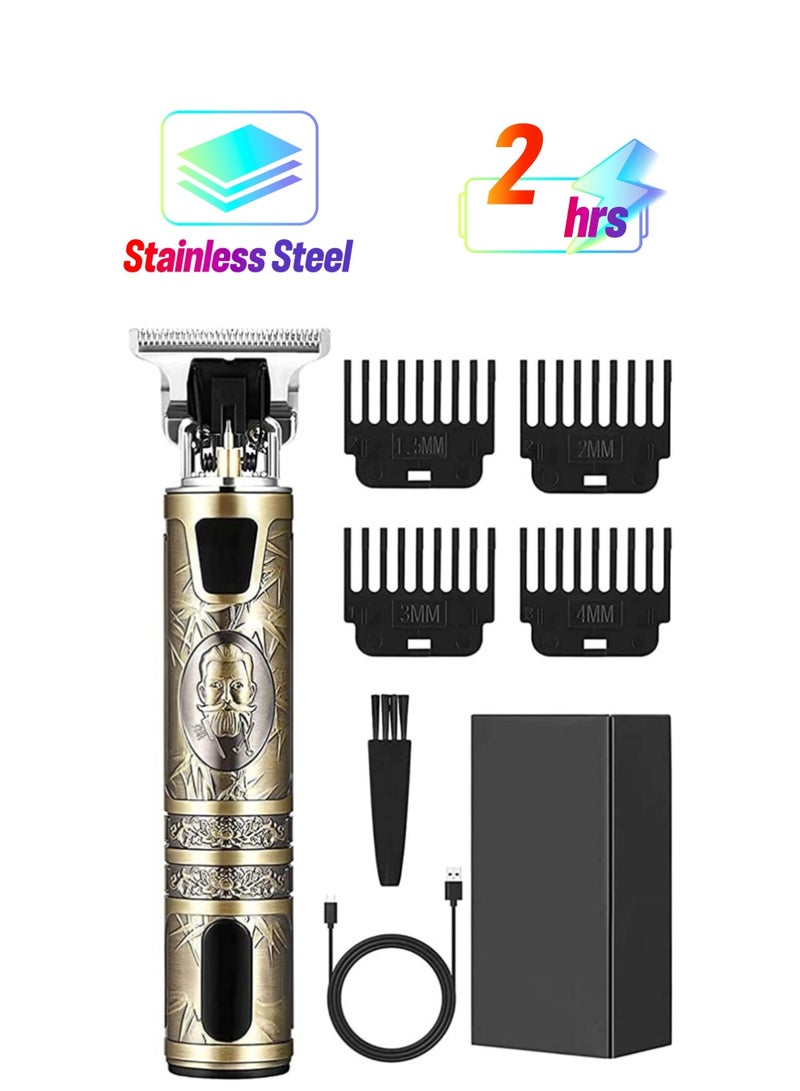 Hair Clippers for Men, LED Digital Display Hair Trimmer for Men, USB Fast Charging Electric Trimmer for Men, Rechargeable