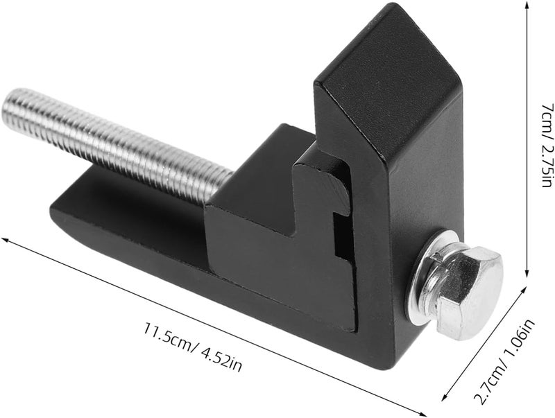 Truck Bed Clamps for Heavy Duty Vehicles Utility Track Mounts Aluminum Mounting Accessories for Camper Shells and Topper Hardware - Image 2