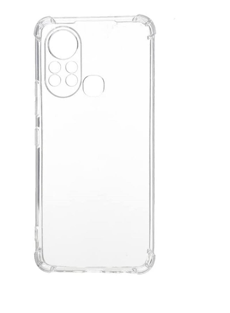 Silicon Back Cover Compatible with Infinix Hot 11s (X6812, Clear) - Image 2