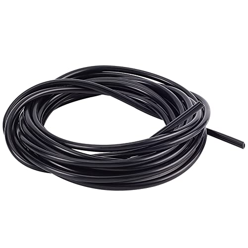 AHANDMAKER 16.4 Feet Black Vacuum Hose, ID 1/8inch(3mm) High Temperature Silicone Vacuum Tubing Hose, 3/16inch(5mm) Vacuum Tube, Vacuum Line Kit for Automotive and Pipeline - Image 1