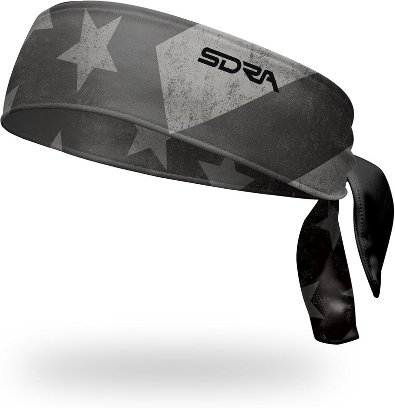 Suddora Country Flag Tie Headband with National Flag, Breathable Sweatband for National Sports Events, Non-slip Fabric Sweatband for Soccer, Tennis, Workout, Costumes & Cosplay - Image 1