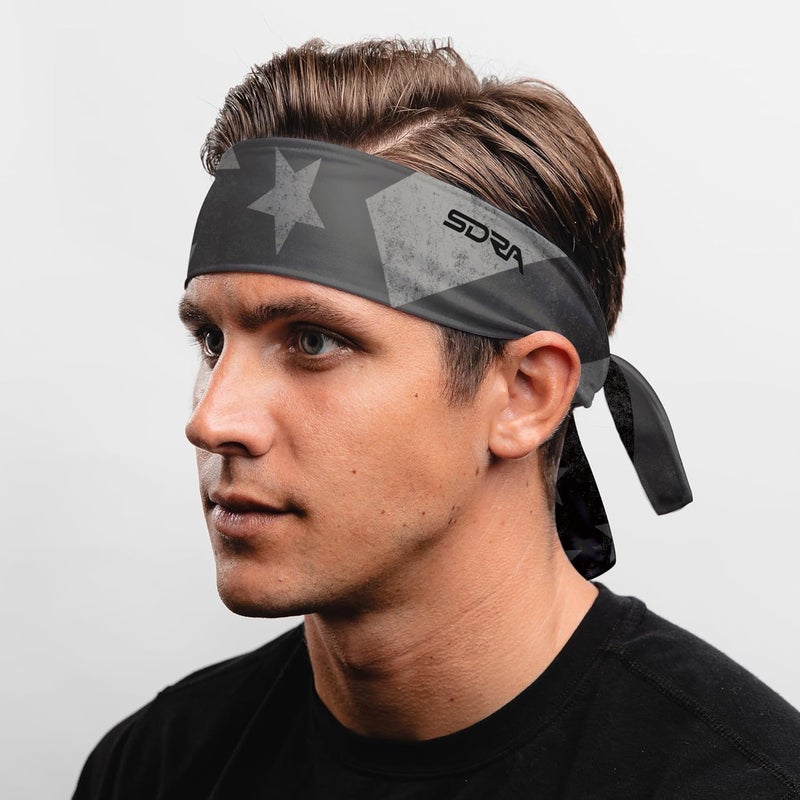 Suddora Country Flag Tie Headband with National Flag, Breathable Sweatband for National Sports Events, Non-slip Fabric Sweatband for Soccer, Tennis, Workout, Costumes & Cosplay - Image 2
