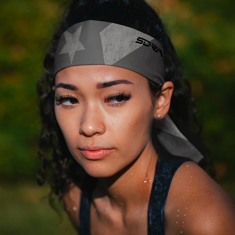 Suddora Country Flag Tie Headband with National Flag, Breathable Sweatband for National Sports Events, Non-slip Fabric Sweatband for Soccer, Tennis, Workout, Costumes & Cosplay - Image 5