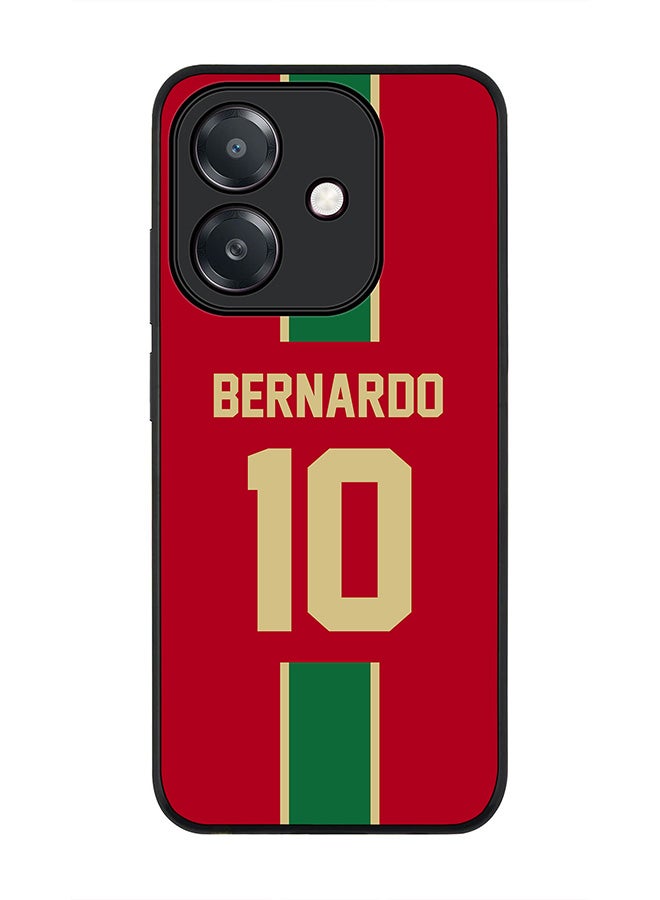 Stylizedd For Oppo A3x 4G / A3 4G Case,Slim fit Camera Protection, Shockproof Thin Phone cover - Football - Portugal, Bernardo  - Image 1